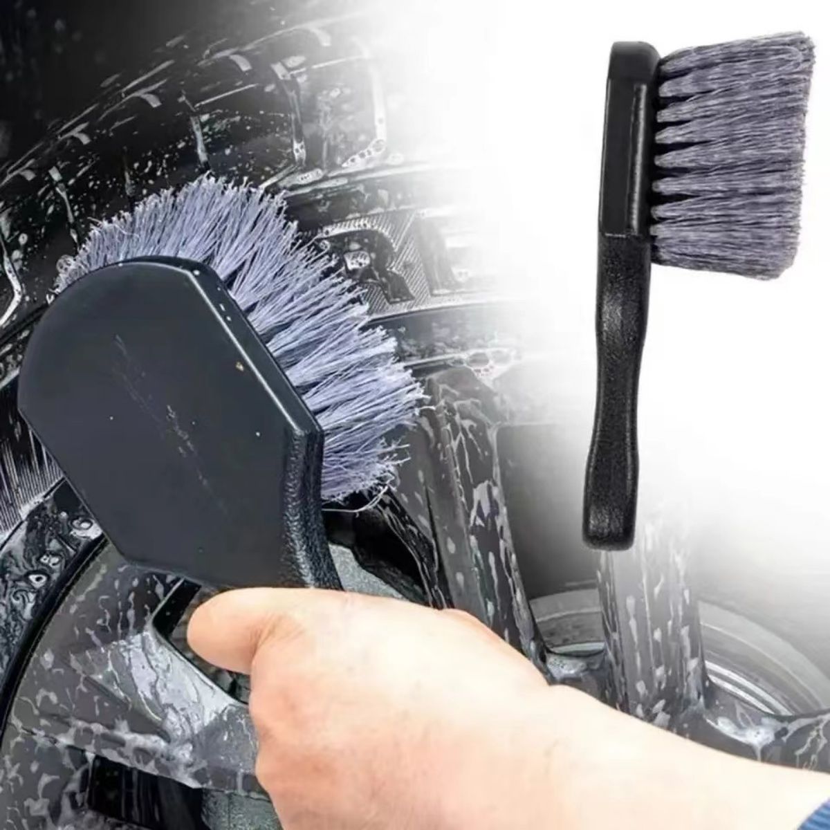 Car Cleaning Brush - Brosse de nettoyage de roues de