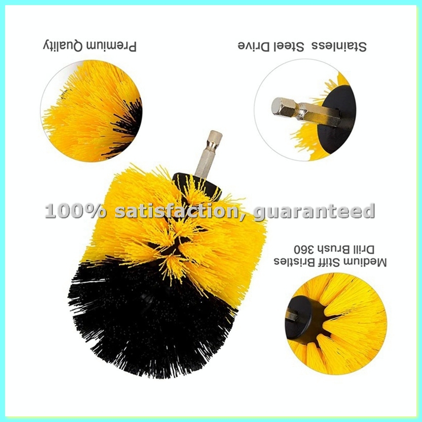 Car Cleaning Brush - Ensemble de 15 brosses électriques pour