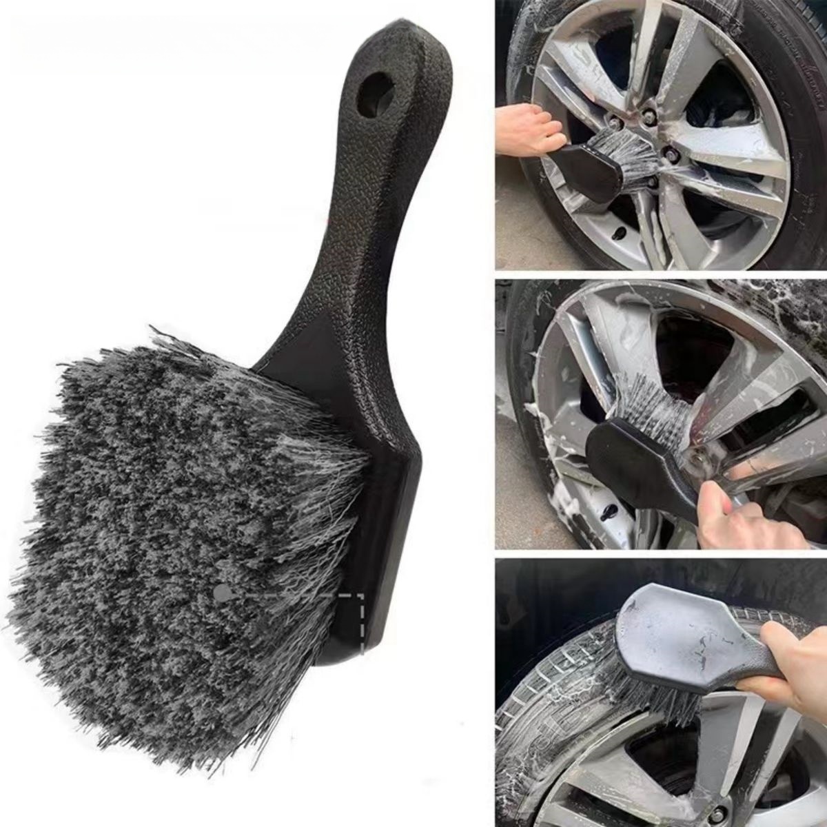 Brosse de nettoyage de roues d - Car Cleaning Brush avis et prix