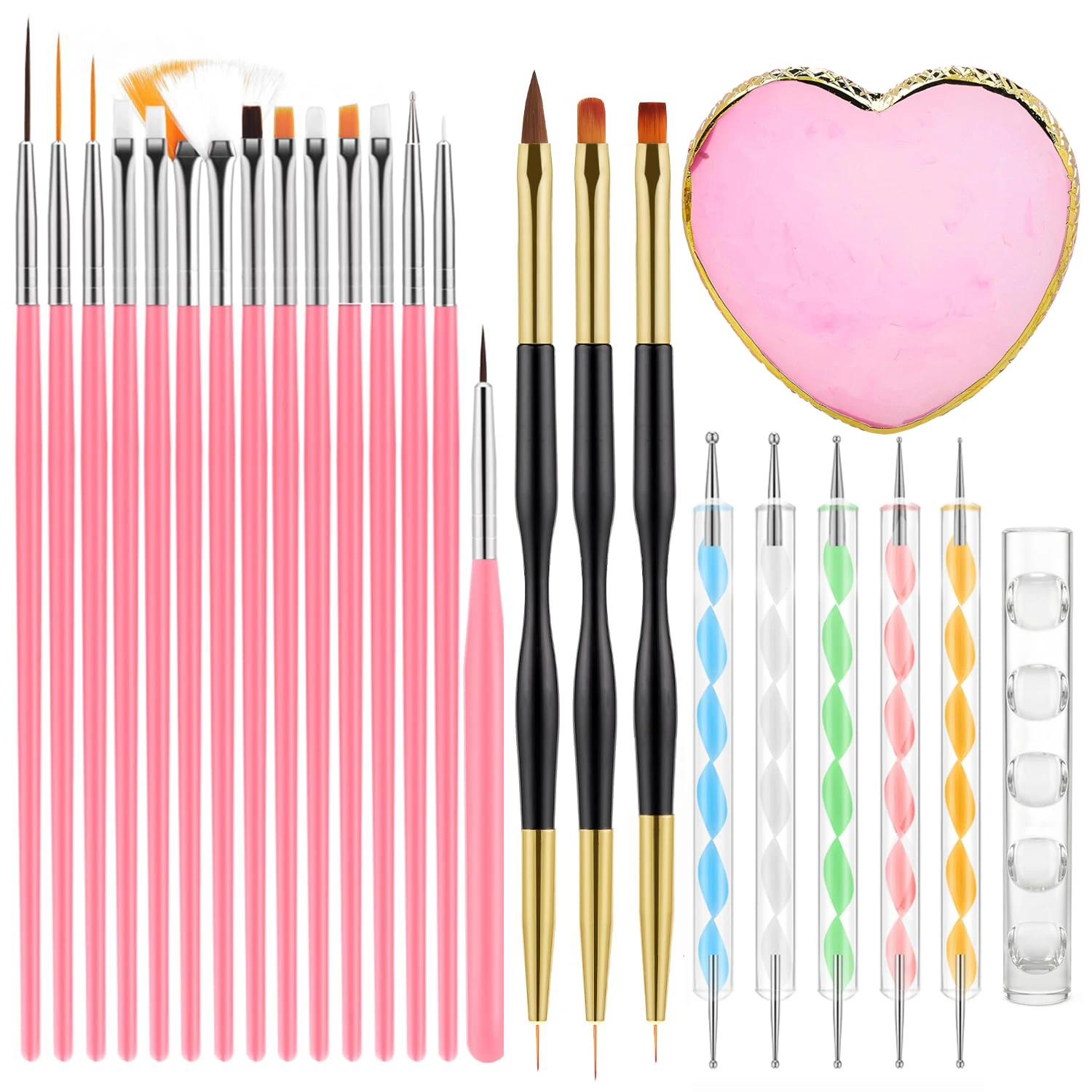 Ensemble de 25 brosses à ongle - Detailing Brush Set avis et prix